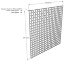 600mm x 600mm Hamilton Urban Braille Grid w/ Handles